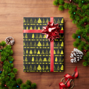 Extravaganter Weihnachtsbaum Geschenkpapier