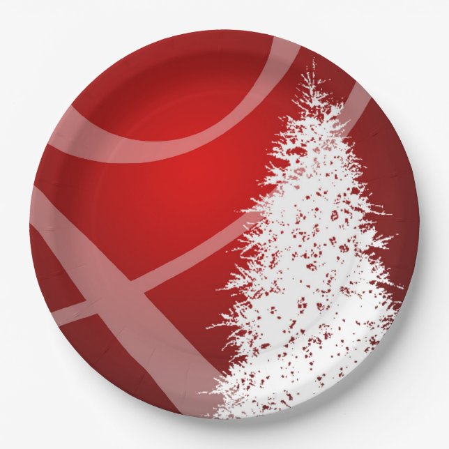 Extravaganter Weihnachtsbaum Weihnachten Weihnacht Pappteller (Vorderseite)