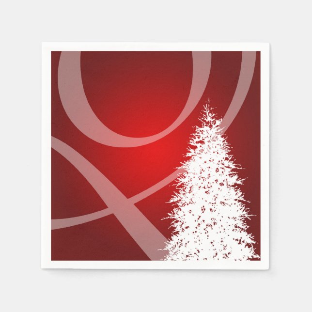 Extravaganter Weihnachtsbaum Weihnachten Weihnacht Serviette (Vorderseite)