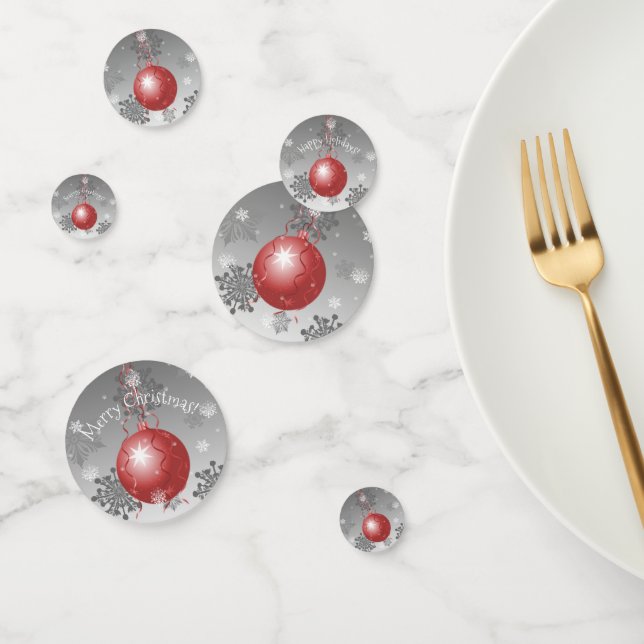 Extravaganter Weihnachtsschmucktisch Confetti Konfetti (Gruppe)