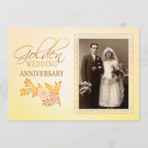 extravagantes 50. Hochzeitstag Einladung