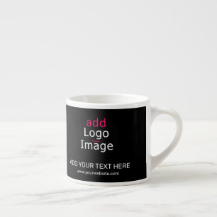 Extravagantes Berufliches Business Custom Black Espressotasse