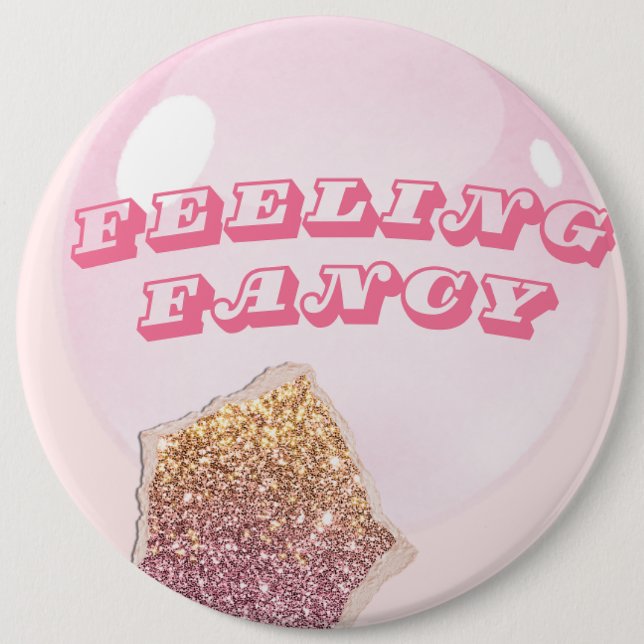 Extravagantes Brautparty Abzeichen Button (Vorderseite)