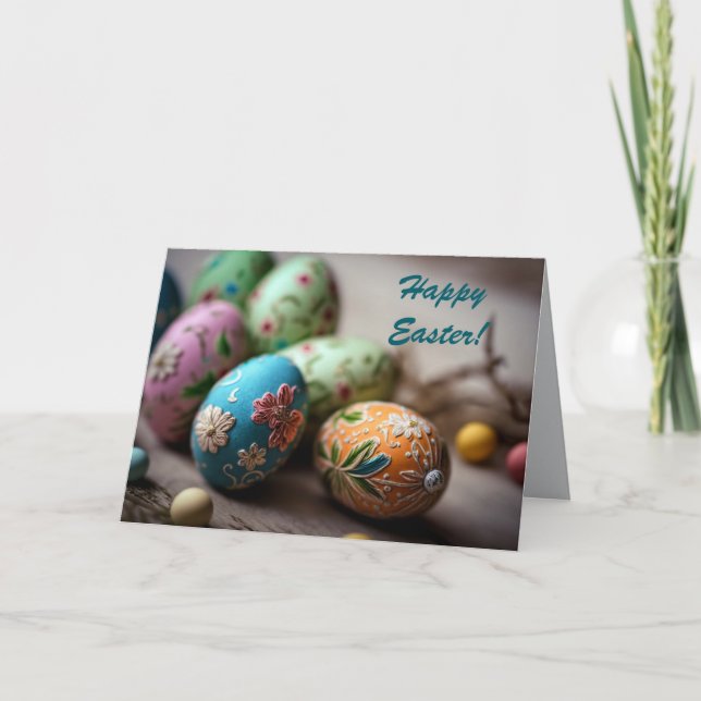 EXTRAVAGANTES EASTER EGG - RELIGIÖSE KARTE (Vorderseite)