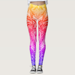 Extravagantes Farbdesign Leggings