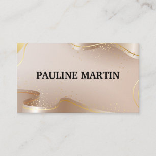 Extravagantes Goldband Luxus Visitenkarte
