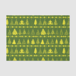 Extravagantes grünes Zinnpapier für Weihnachtsbaum Seidenpapier