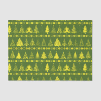 Extravagantes grünes Zinnpapier für Weihnachtsbaum Seidenpapier