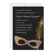 Extravagantes Lila Masquerade Quinceanera Party
