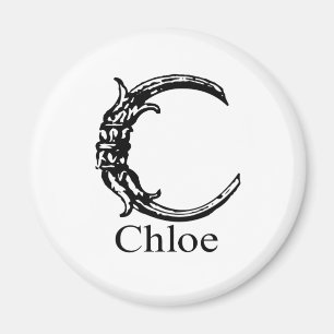 Extravagantes Monogramm: Chloe Magnet
