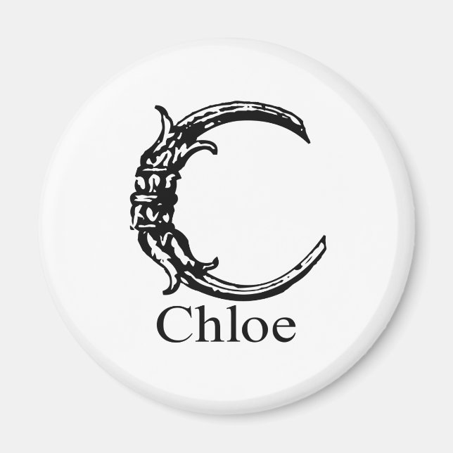 Extravagantes Monogramm: Chloe Magnet (Vorne)