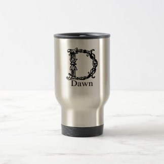 Extravagantes Monogramm: Dämmerung Reisebecher