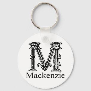 Extravagantes Monogramm: Der Mackenzie Schlüsselanhänger