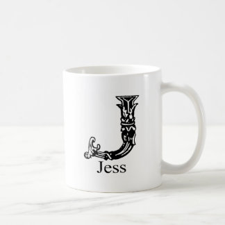 Extravagantes Monogramm: Jess Kaffeetasse