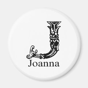 Extravagantes Monogramm: Joanna Magnet