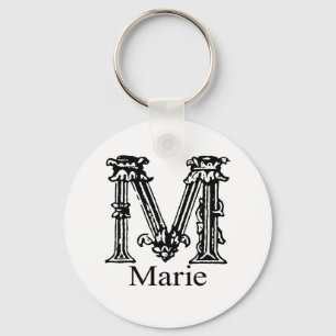 Extravagantes Monogramm: Marie Schlüsselanhänger
