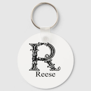 Extravagantes Monogramm: Reese Schlüsselanhänger