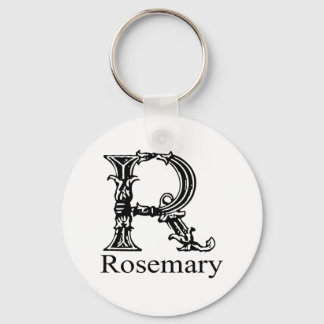 Extravagantes Monogramm: Rosemary Schlüsselanhänger