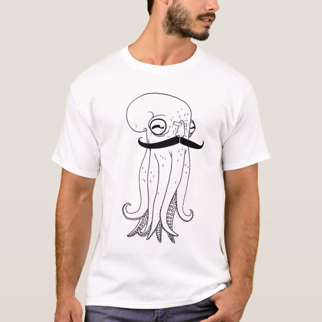 Extravagantes Octopus-T-Shirt T-Shirt (Vorderseite)