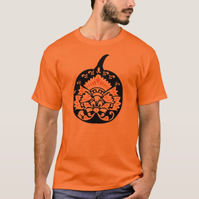 Extravagantes Pumpkin-Shirt T-Shirt (Vorderseite)