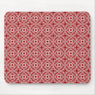 Extravagantes Rotschlauchmuster Mousepad