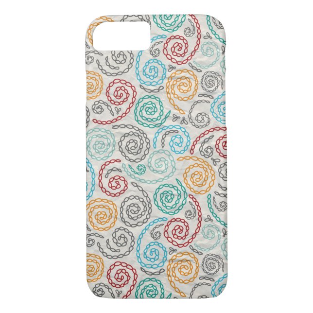 Extravagantes rumpled Papier der Stickerei Case-Mate iPhone Hülle (Rückseite)