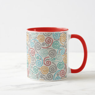Extravagantes rumpled Papier der Stickerei Tasse