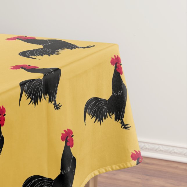 Extravagantes Schwarzes Röster Tischdecke (Beispiel)