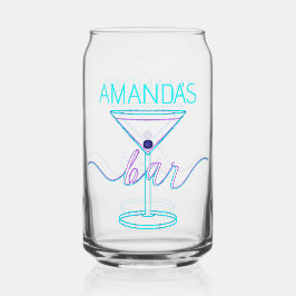 Extravagantes Script Spaß-Farben Spaß-Bar Dosenglas