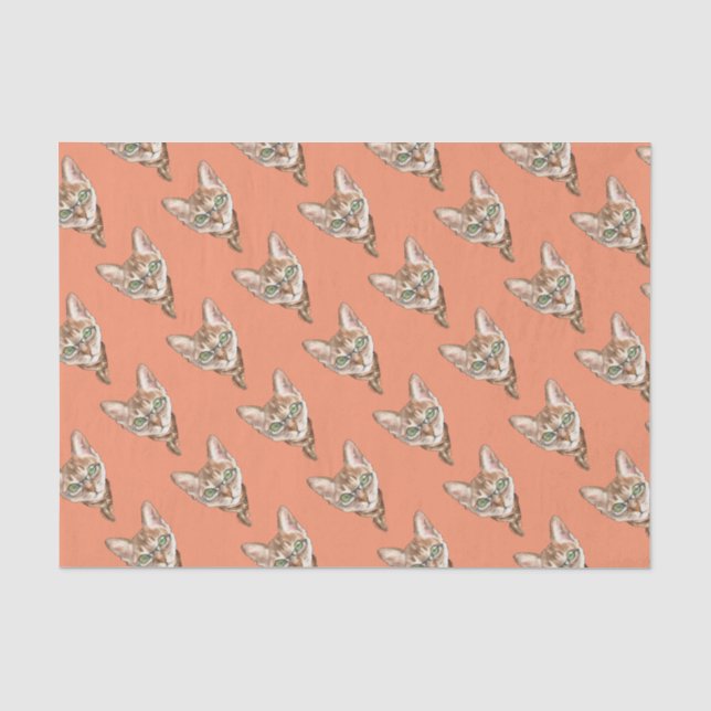 Extravagantes Sphynx Seidenpapier (Vorderseite)