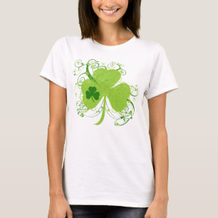 Extravagantes St Patricks Day Kleeblatt T-Shirt