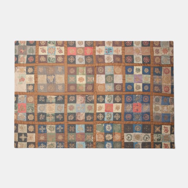 Extravagantes Steppchen Fußmatte (Vorderseite)