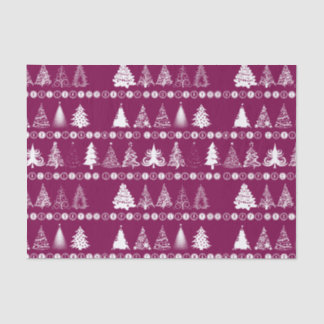 Extravagantes Weihnachtsbaum-Lila Tissue Seidenpapier
