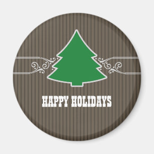 Extravagantes Weihnachtsbaum Wirbel Magnet