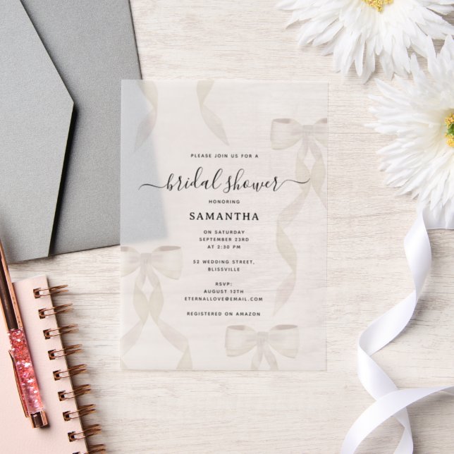 Extravagantes weißer Bow-Brautparty (Hochzeit)