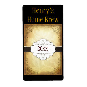 Extravagantes Zuhause-Brew-Label