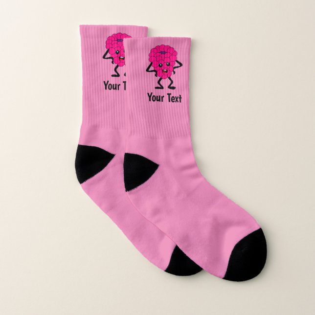 Extrem Cross Raspberry lustig zornige Frucht Brauc Socken (Paar)