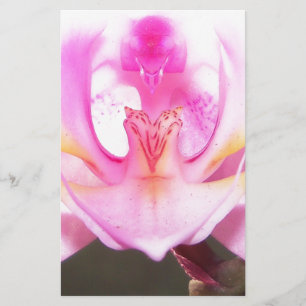 extrem nahe Innenseite einer orchid-Blume Briefpapier