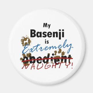 Extrem naughty Basenji Magnet