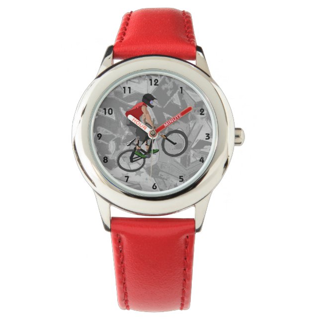 Extreme Biking Design Watch Armbanduhr (Vorderseite)