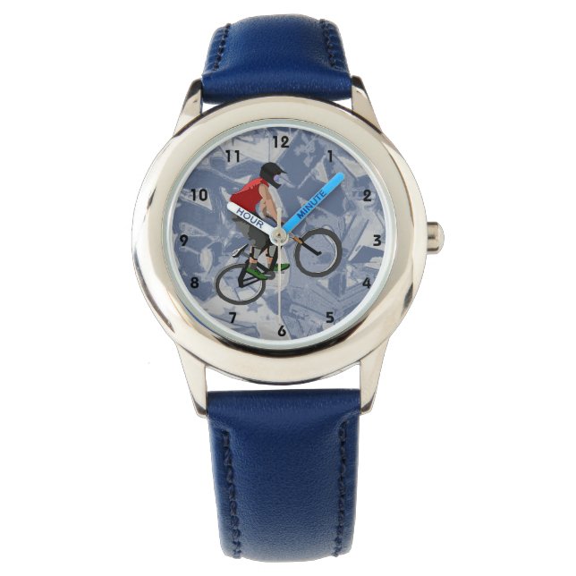 Extreme Biking Design Watch Armbanduhr (Vorderseite)