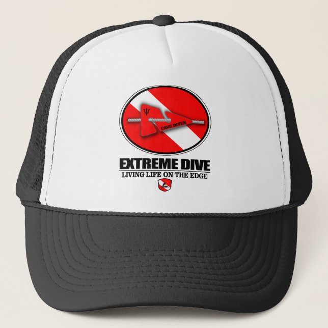 Extreme Dive (Höhlentaucher) Truckerkappe (Vorderseite)