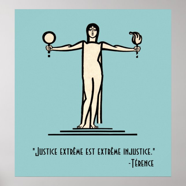 Extreme Justice French Vintage Quote Terence Poster (Vorne)