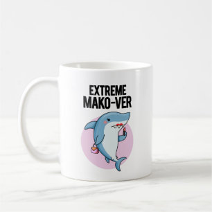 Extreme Mako-ver Funny Mako Shark Pun Kaffeetasse