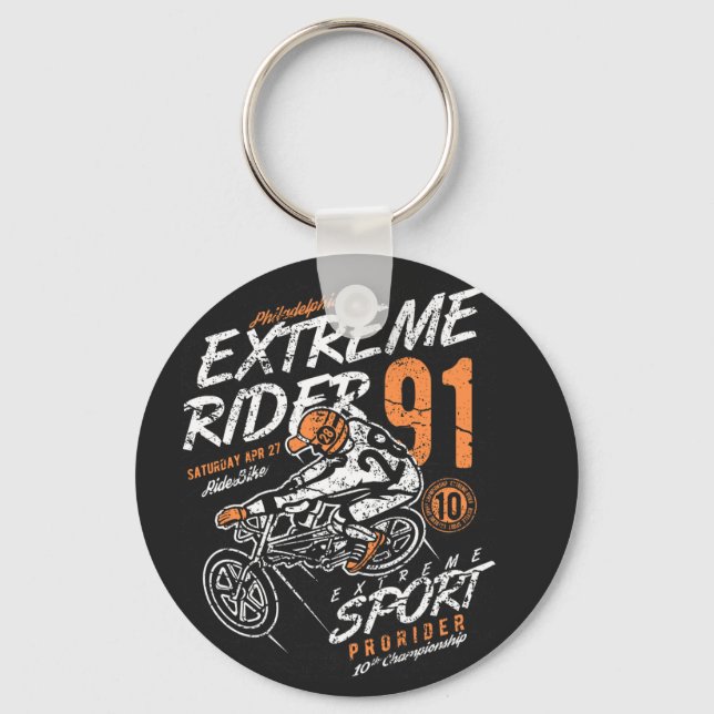 Extreme Rider Pro Rider BMX Schlüsselanhänger (Vorderseite)