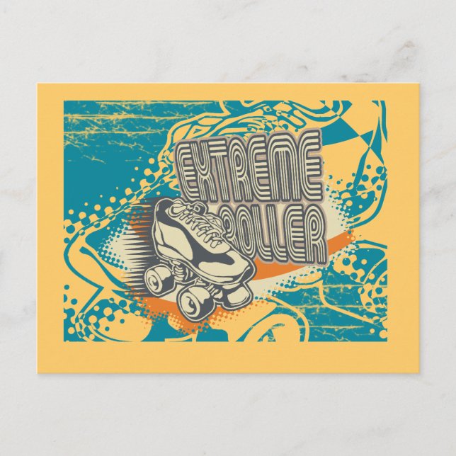 Extreme Roller Tshirts und Geschenke Postkarte (Vorderseite)