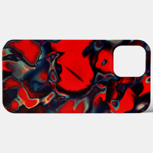 Extreme rote Flecken an grauen Kanten - dunkler Hi Case-Mate iPhone Hülle