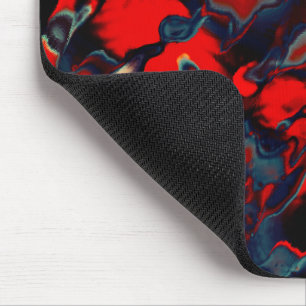 Extreme rote Flecken an grauen Kanten - dunkler Hi Mousepad