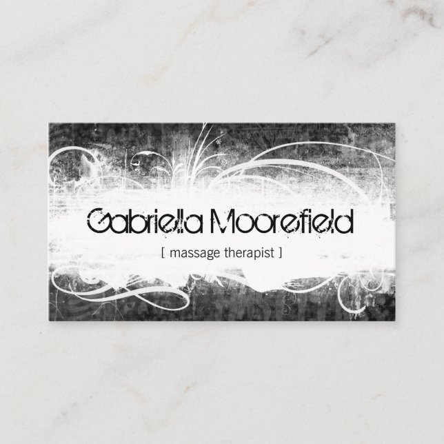 Extreme Schmutz-Massage-Therapie Visitenkarte (Vorderseite)