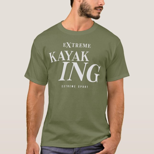Extreme Sport Extreme Kayaking T-Shirt (Vorderseite)
